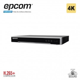 DVR 8 Megapixel / 8 Canales 4K EPCOM
