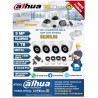 KIT 4 CH 5 MP CON SIRENA