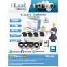 KIT DE 4MCAMARAS 720P HILOOK