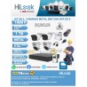 KIT 4 CAM, DVR DE 8 HILOOK 1080P 