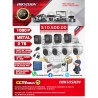 KIT 8 CAMARAS 1080P HIKVISION CON BOBINA