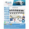 KIT DE 16 CAMARAS METALICAS HIKLOOK